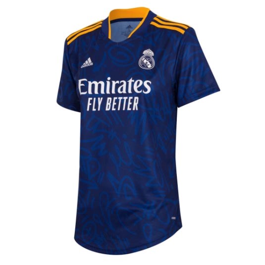 Camiseta Real Madrid Replica Segunda Ropa Mujer 2021/22